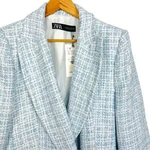 Zara Jackets Coats Zara Balmain Style Tweed Textured